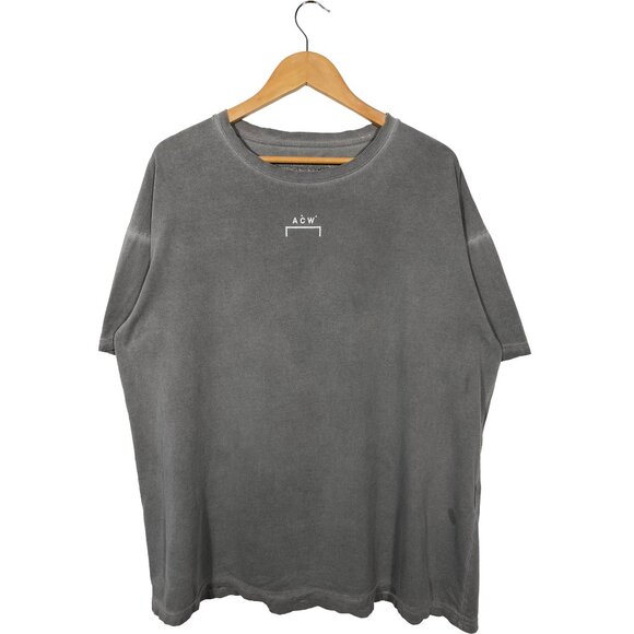 A Cold Wall* Acid Wash Bracket Logo Slate 4 Gray T-shirt Men's size XL - Picture 1 of 10